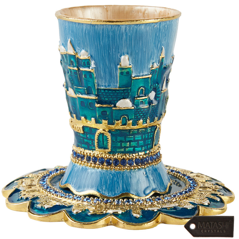 Crystal Kiddush Cups