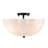 3-light Glass Semi Flush Mount-120141931