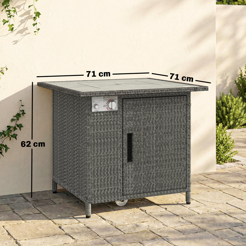 Rectangle Smokeless Utility Cart