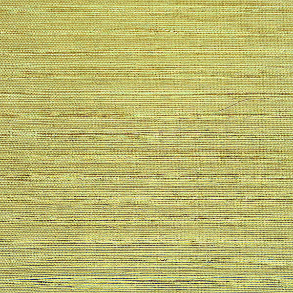Sisal Grasscloth 18' x 36" Stripes Wallpaper, Army Green