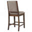 Chaise de comptoir rembourrée (ensemble de 2)
