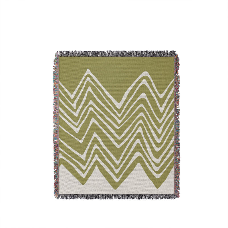 Couverture Addai , H 60 po x l 80 po (grand), Chartreuse