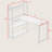 47 Inch Reversible L Shaped Desk with Bookshelf-109703373