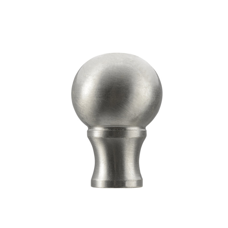 Lamp Finial, Brushed Nickel