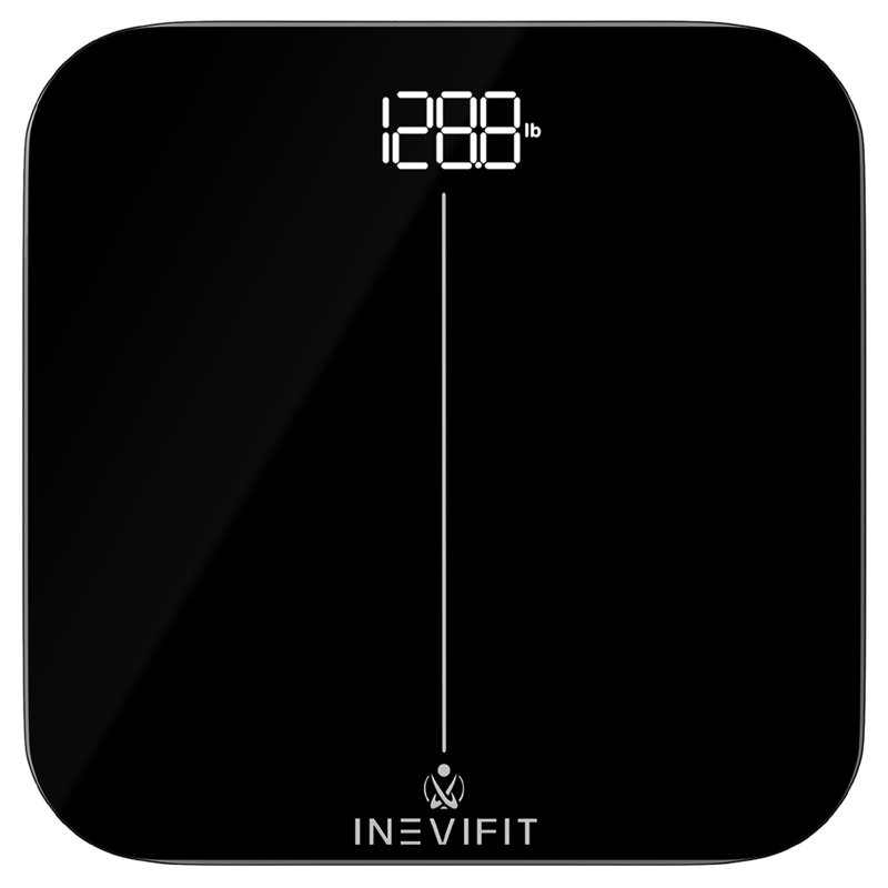 INEVIFIT Digital Bathroom Scale, Black