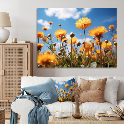 " Dandelion Sunlit Petals II "