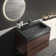 Wall-Mounted Single Bathroom Vanity with Quartz Top with Overflow