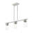Zakhya 3 - Light Steel Dimmable Kitchen Island Square / Rectangle Chandelier