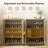 24 Pair Shoe Storage Cabinet With Door And Adjustable Shelves For Entryway Living Room