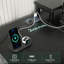Computer Desk With USB Charging Station, LED Light Strip-989376561
