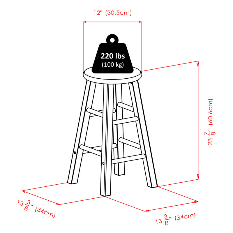 Tabouret de bar Azaya, Gris huître, Tabouret de bar (hauteur de siège de 29,1 po), 2