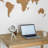 Analogue Battery Tabletop Clock White