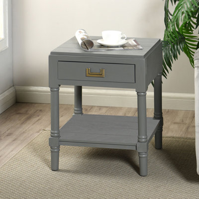 Table de bout avec rangement Demeko