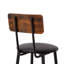 Mobilier de bar rustique brun - tabourets l 13,40 po x P capacité de table maximale de 200 lb