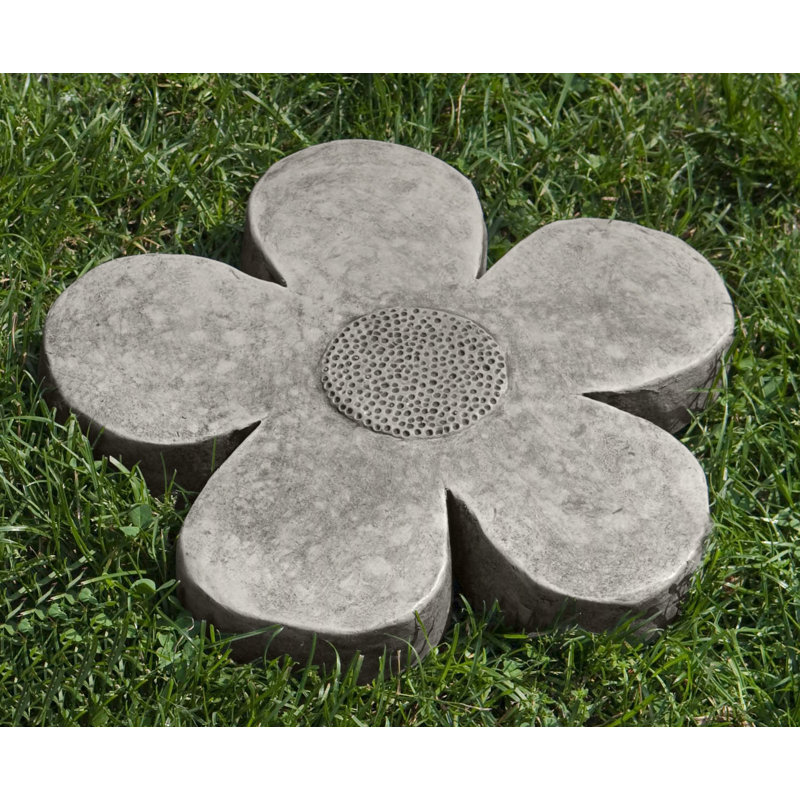 Tremplin Flower Power, Naturel, H 2 po x l 18,5 po x P 18,5 po
