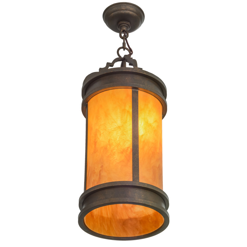 Luminaire suspendu pour bouteilles 2 lumières lanterne