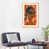Toile avec cadre en bois beige est en rupture de stock
