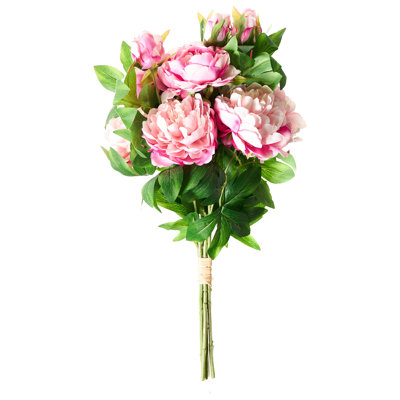 Fabric Peony Arrangement