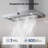 42"  600 CFM Wall Mount Convertible Range Hood in Stainless Steel with 3-Speed Fan, All-in-One Control Knob, 30-Minute Delay Shut-Off-122465510-122465512