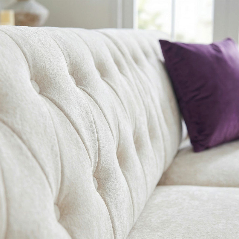 Canapé modulaire Chesterfield, Beige