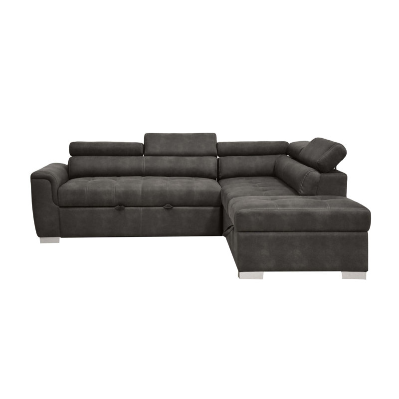 Foundry Gray 3 - Piece Upholstered Sectional