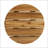 Round Solid Wood Side Table