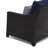 Fionnula 96" Wide Wicker Patio Sofa With Sunbrella Cushion Covers-929289022