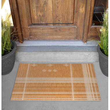 Bowley 36 x 24 All-Weather Personalized Non-Slip Outdoor Door Mat Canora Grey Color: Black, Customize: Yes