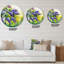 Lilas arbre dans le jardin impressionnisme - horloge murale traditionnelle-60187069