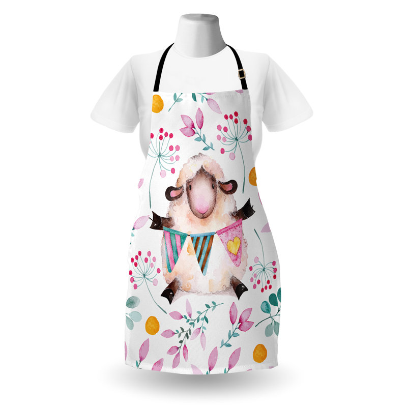 Multicolore tablier floral unisexe