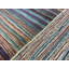 Wool Striped Area Rug in Yellow/Maroon/Green