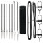 Vidaxl Welded Wire Fence With 7 Spike Posts Steel-114858143-114858140