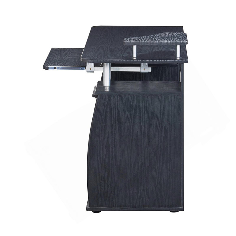 Bureau d'ordinateur complet avec rangement, Espresso