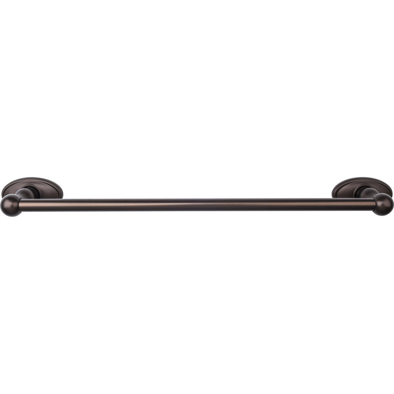 Edwardian Bath Single 20 1/2" Wall Mounted  Towel Bar, Oiled Rubbed Bronze