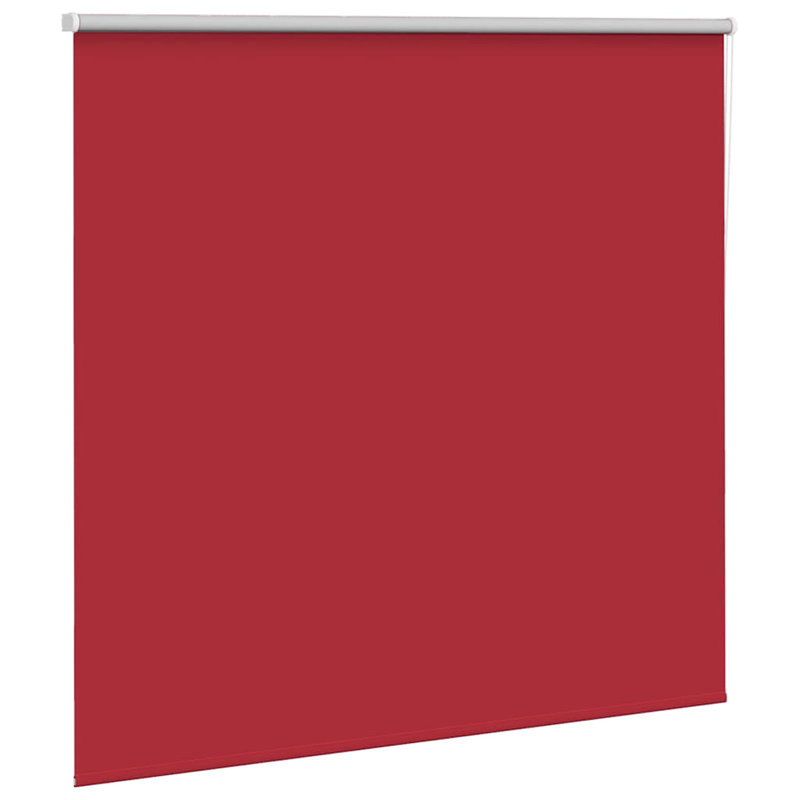 Roller Blind Blackout Fabric Polyester, Red, 165cm W x 175cm L