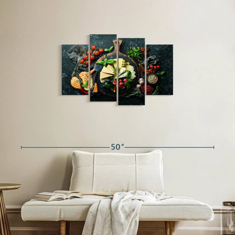 Yarlin Cheese Appetizers, 22" H x 36" W