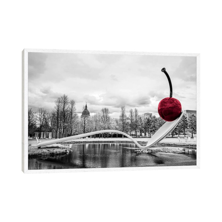 Cherry Spoon by Eric Schech - Print on Canvas