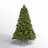 Cashmere Flocked Pre-Lit Fir Christmas Tree-306426124