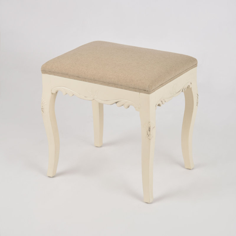 Solid + Manufactured Wood Accent Stool