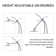 8 Inch Extra Large Rainfall Shower Head Swivel Extension Arm With Handheld Spray