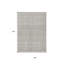 Tapis intérieur lavable à chevrons beige et ivoire 8 pi x 10 pi