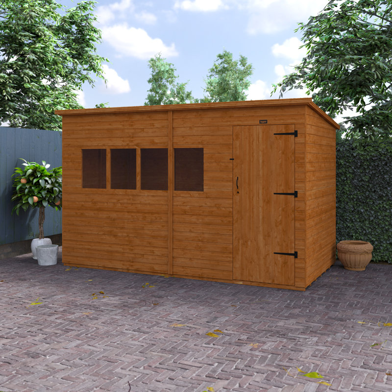 12x6w Tiger Shiplap Extra High Pent
