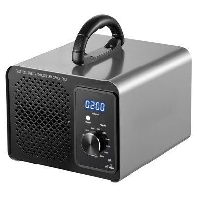 Ozone Generator, 36000mg/h Commercial Ozone Machine, 15s Delayed Start & Timer & Rotary Encoder Knob & Odor-Treatment Cycle Mode, Industrial Deodorize