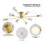 Lustre sphérique spoutnik à 8 lumières Lorise-221229460