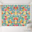 Carreaux marocains colorés aux riches motifs pastels vifs-100692574