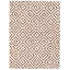 Tapis de 4 pi 8 po x 6 pi 3 po, brun/gris/ivoire one-of-kind Carolann