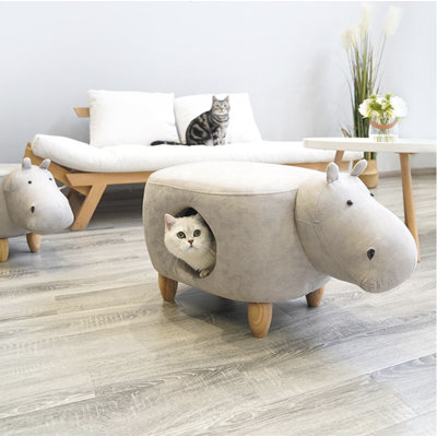 Asmi Vegan Leather Upholstered Bench and Foot Stool