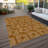 Malek Indoor/Outdoor Area Rug with Non-Slip Backing-437670554