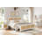 Rattan Bed Frame With Headboard, Boho Cane Platform Bed Frame With Strong Metal Slat, Noise Free-930438023-907927858
