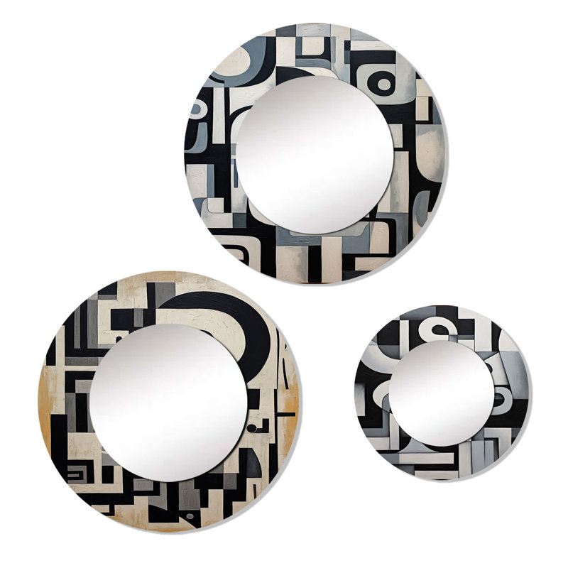 Miroir mural en aluminium Elisiah